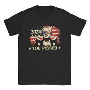 Trump You Missed Funny Trump 2024 T-Shirt ‎ Size -3XL -New
